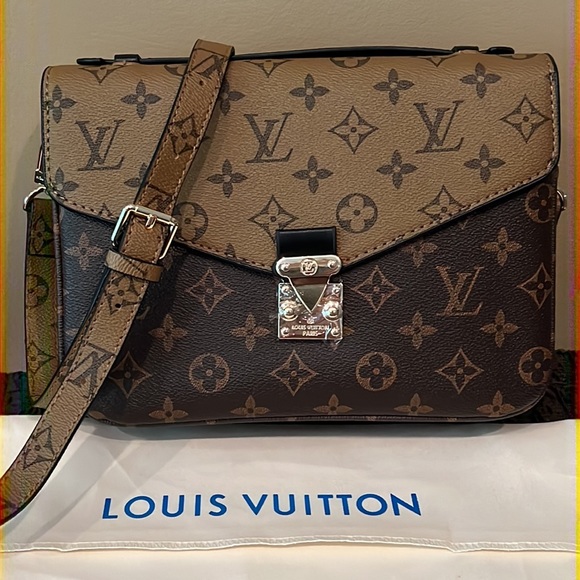 Handbags - Inspired Design Pochette Métis crossbody handbag 2 Tone Tan/Brown w dust bag